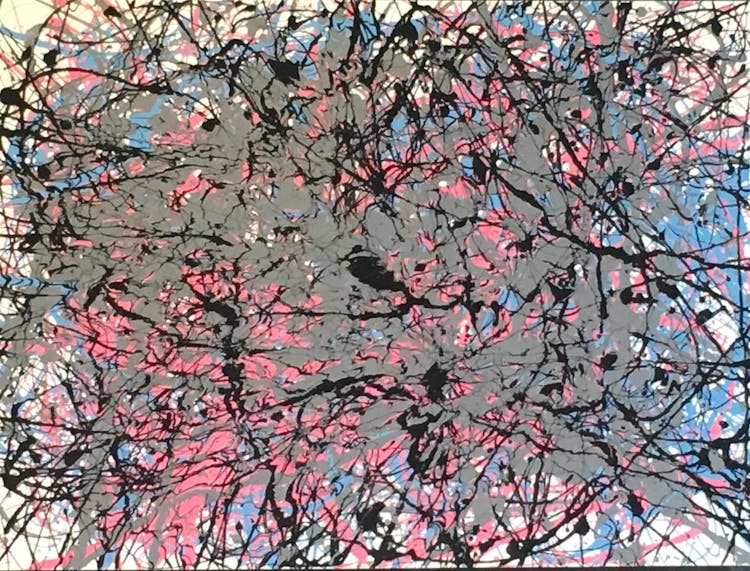 Untitled, 2020, 24x29x5 inches, Acrylic Latex Paint